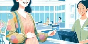 임신출산진료비 지원제도 일러스트